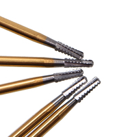 10 sztuk/pudło Dental Broken crown needle for break crown endodontyczny srebrny pozłacany uchwyt 1957 #1958 # 1